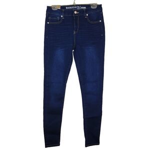 NWT Roebuck & Co Skinniest Mid-rise Jeggings Women's Size 8 Average Dark Wash
